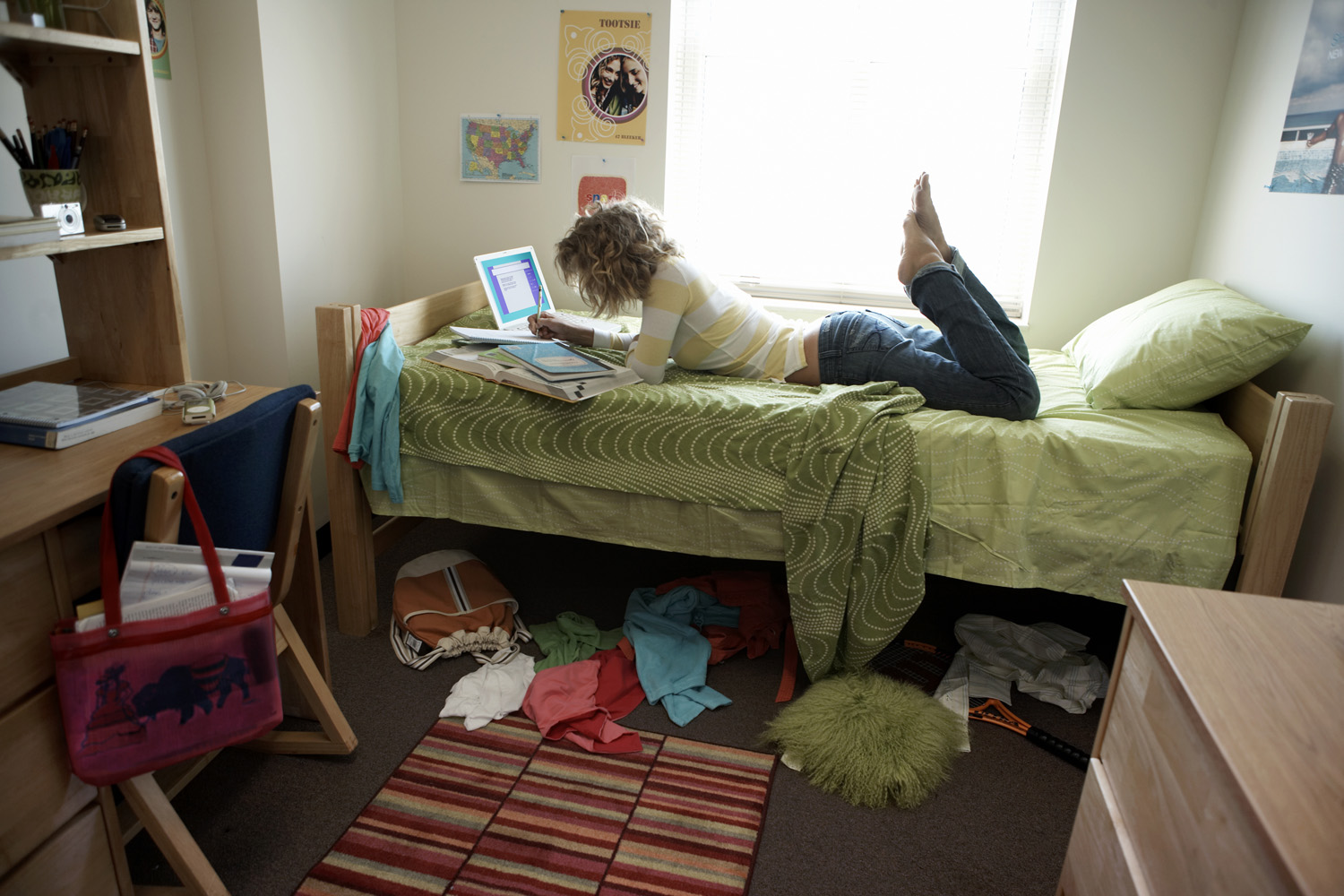 College dorm leaked